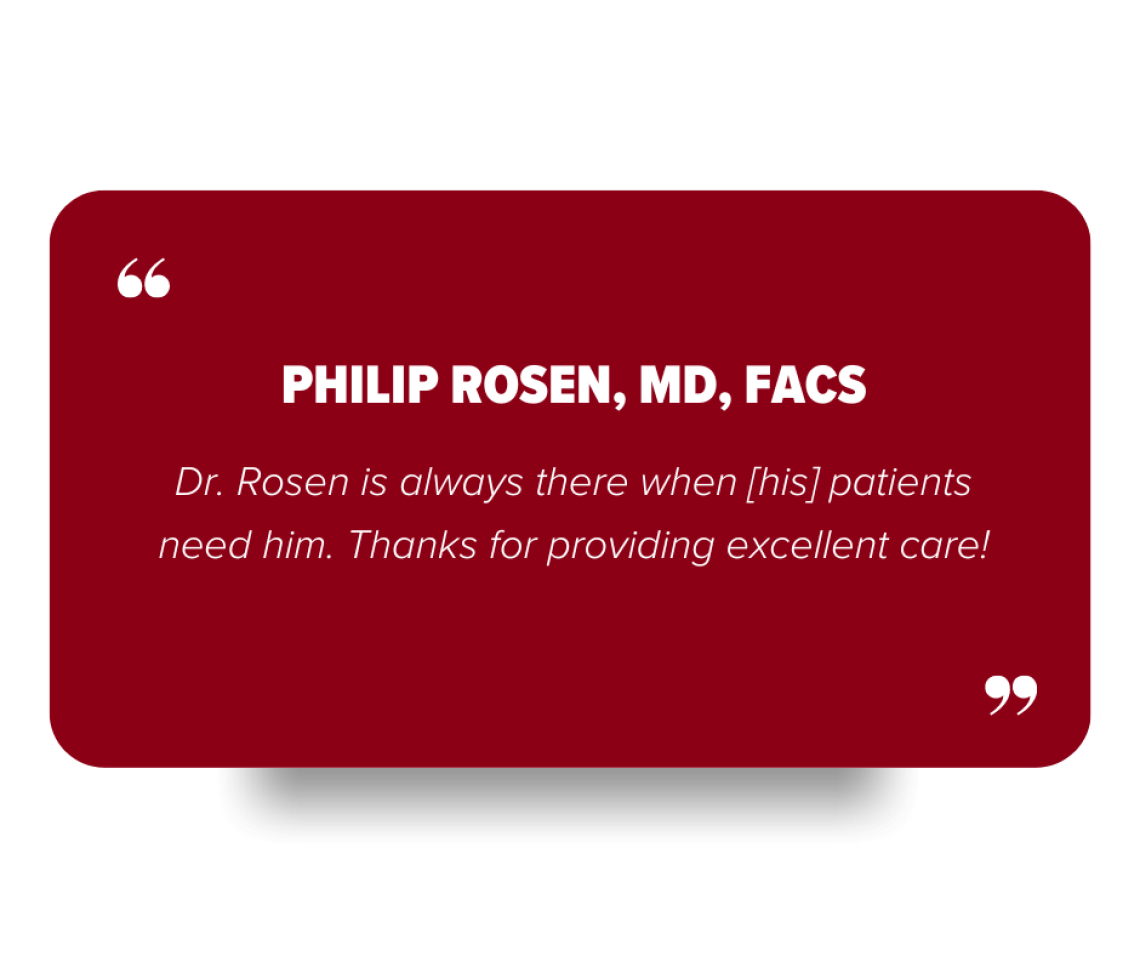 Dr. Rosen Recognition